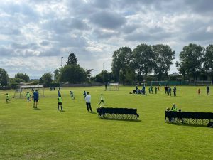 F2 Saisonabschluss: Ein Blick auf das Spielfeld.
