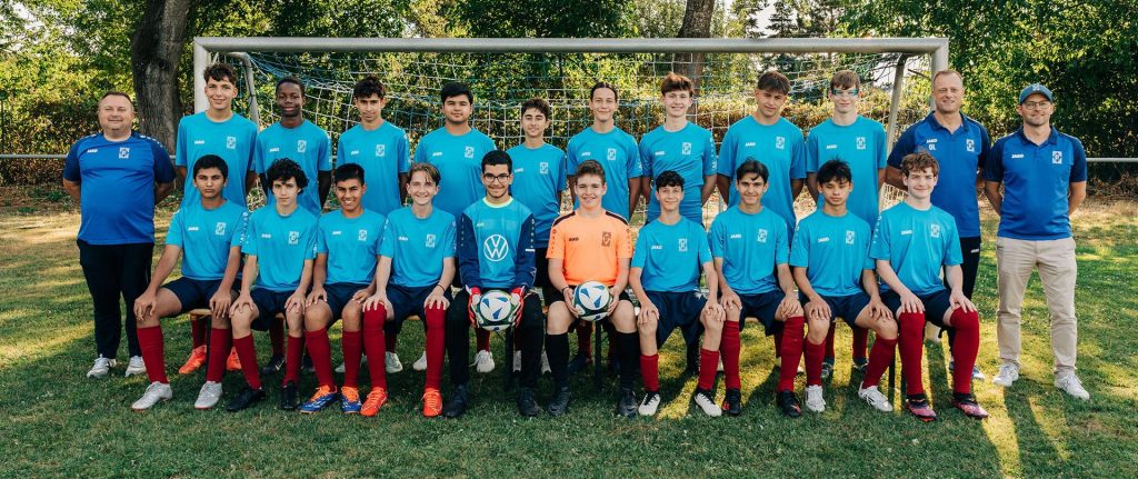 Unsere B-Jugend-Mannschaft der Saison 2025/2026.